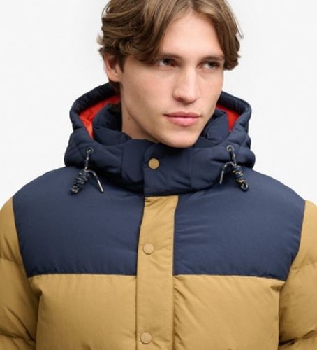 M5012424A Veste matelassée Everest Col Block marron (L), Casuel, Polyester - Superdry - Modalova