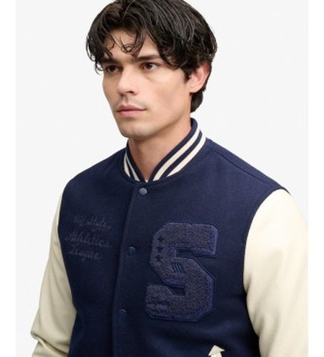 M5012477A Veste Vintage Patched Varsity et écru (S), Casuel, Laine - Superdry - Modalova