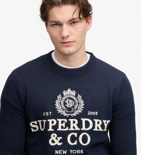 M6110788A Pull avec appliqué (M), Casuel, Coton - Superdry - Modalova