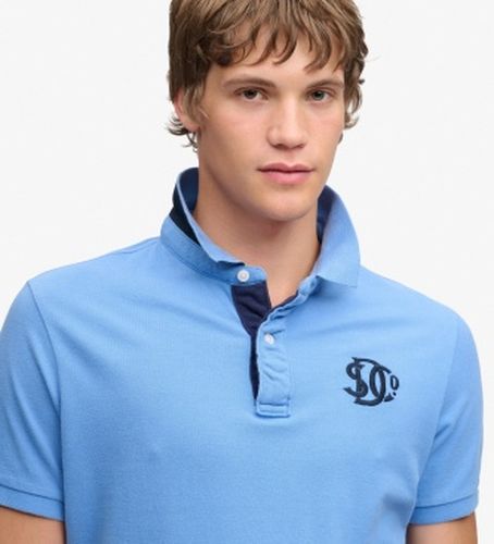 M1110465A Polo Piqué Monogramme (XXL), Casuel, Coton, Manche courte - Superdry - Modalova