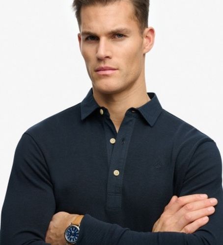 M6010958A Polo Classic Rugby (M), Casuel, Coton, Classique, Manche longue - Superdry - Modalova