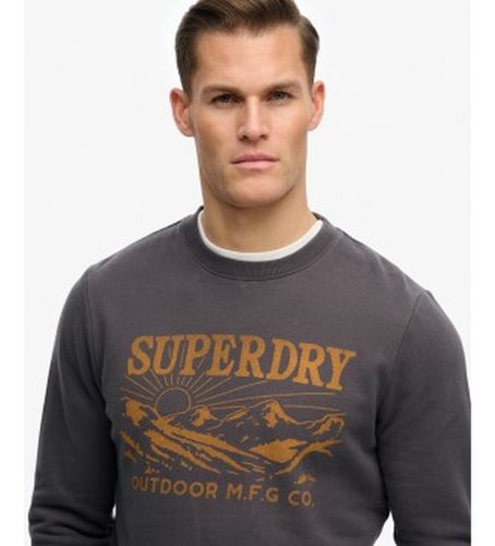 M2014495A Sweat à capuche Retro Outdoor marron (M), Casuel, Coton - Superdry - Modalova