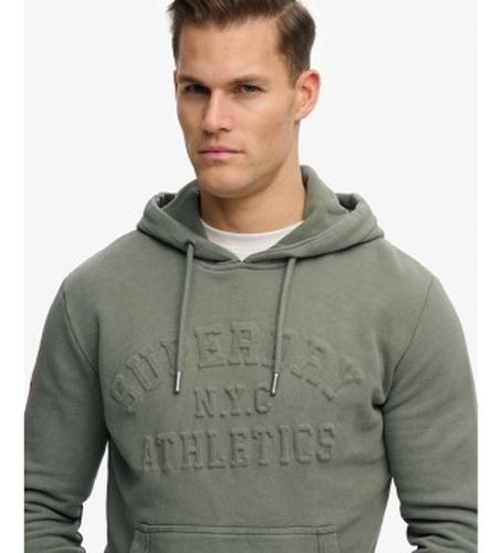 M2014484A Sweat à capuche Athletic Emboss olive (S), Casuel, Coton - Superdry - Modalova