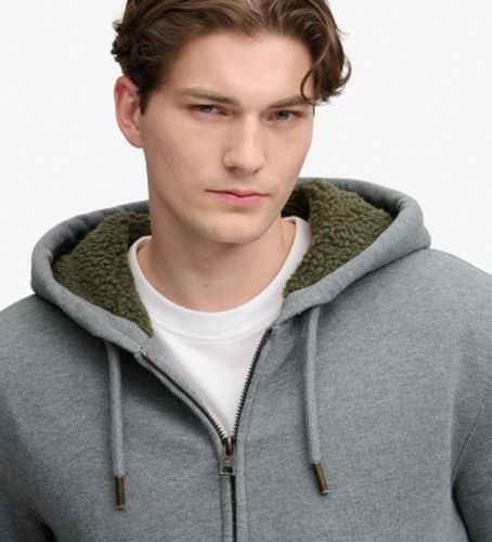 M2014583A Sweat à capuche et fermeture éclair Borg Lined (3XL), Casuel, Coton - Superdry - Modalova