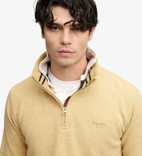M2014700A Sweat à demi-fermeture éclair Essential Serif Logo Half (3XL), Casuel, Coton - Superdry - Modalova
