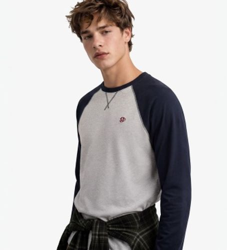 M6010976A Maillot Vintage Athletic Baseball , marine (L), Casuel, Coton, Manche longue - Superdry - Modalova