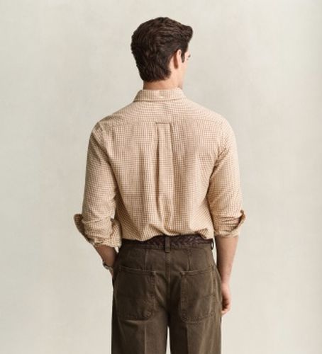 Chemise Windblown à carreaux (S), Casuel, Coton, Manche longue - Gant - Modalova