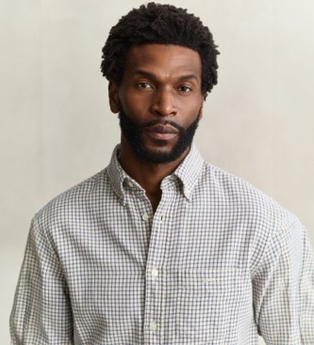 Chemise Windblown Carreaux (3XL), Casuel, Coton, Manche longue - Gant - Modalova