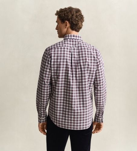 Chemise en popeline à carreaux (4XL), Casuel, Coton, Manche longue - Gant - Modalova