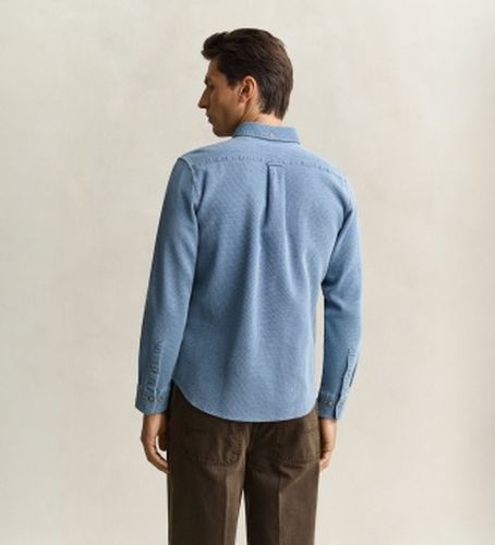 Chemise en nid d'abeille (M), Casuel, Coton, Manche longue - Gant - Modalova