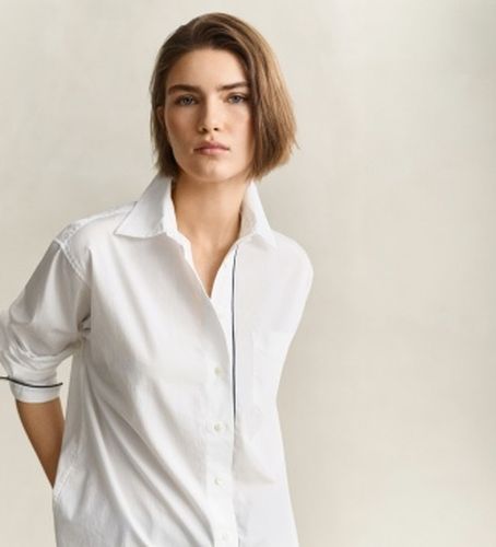 Chemise avec liserés (34), Casuel, Coton, Manche longue - Gant - Modalova