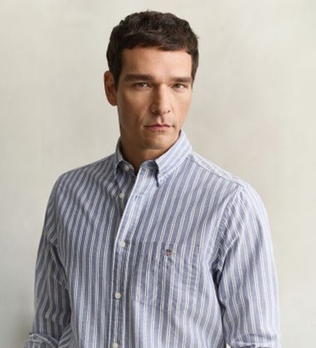 Chemise Oxford classique à rayures (3XL), Casuel, Manche longue, Coton Recyclé - Gant - Modalova