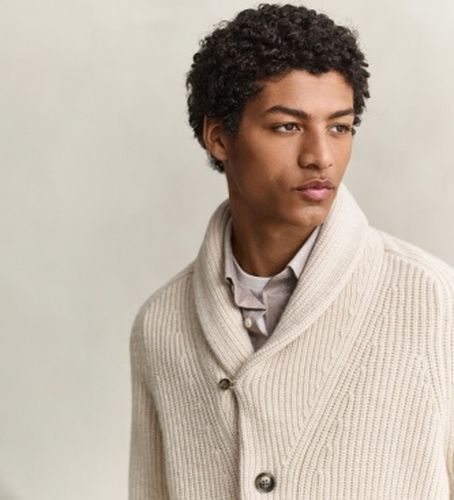 Cardigan côtelé (3XL), Casuel, Coton, Classique - Gant - Modalova