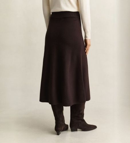 Jupe en laine de mouton marron (S), Casuel - Gant - Modalova