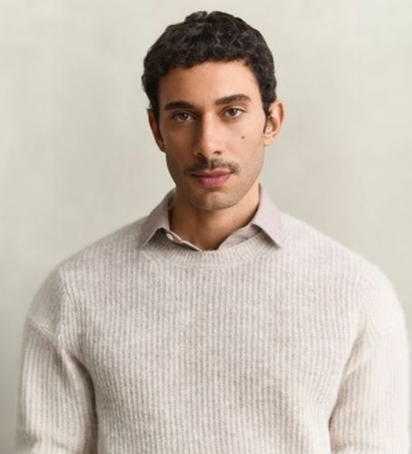 Pull col rond mélange laine d'alpaga (S), Casuel - Gant - Modalova