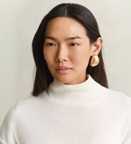 Pull en laine col montant (S), Casuel, Manche longue - Gant - Modalova
