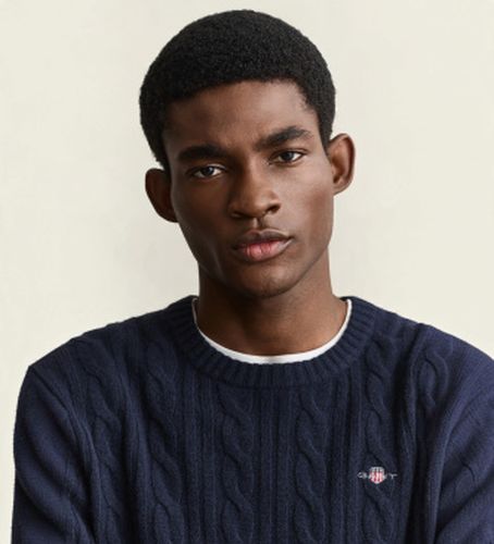 Pull en point torsadé (S), Casuel, Laine, Classique - Gant - Modalova