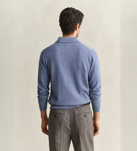 Pull col polo en laine (S), Casuel, Classique, Manche longue - Gant - Modalova