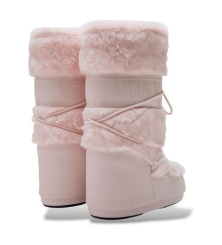 D1408900 Bottes en fausse fourrure Icon (39/41), Plat, Lacets, Casuel - moon boot - Modalova