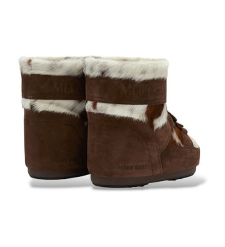 D1409930 Bottines en cuir Icon Low Archive 1985 Cow marron (36/38), Plat, Lacets, Casuel - moon boot - Modalova