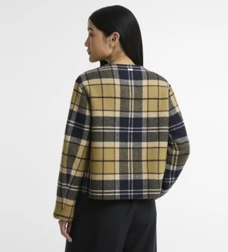 LOS0092 Veste Marlow Overshirt tartan (S), Casuel, Laine, Manche longue - Barbour - Modalova