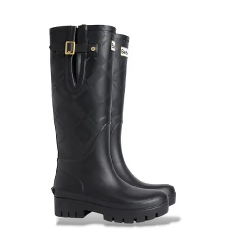 LRF0143 Bottes Leighton Tartan Tall Welly (37), Plat, Aucun, De plein air - Barbour - Modalova