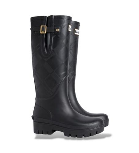 LRF0143 Bottes Leighton Tartan Tall Welly (40), Plat, Aucun, De plein air - Barbour - Modalova
