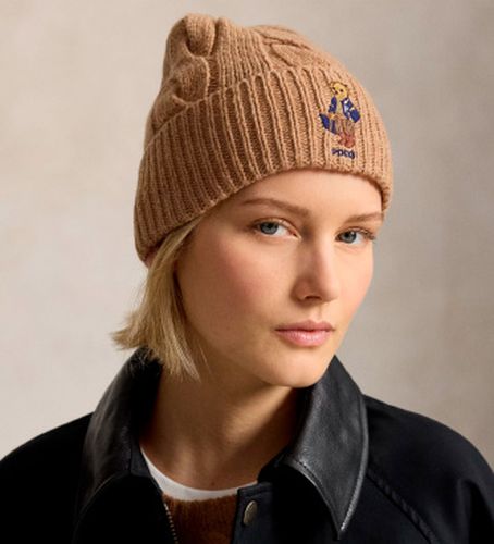 P18118002 Bonnet en mélange de laine avec Polo Bear (OSFA), Casuel - Polo Ralph Lauren - Modalova