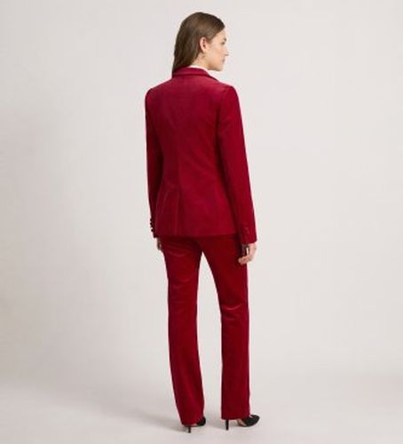 B32945002 Blazer en velours stretch avec liseré (4USA=38), Casuel, Fête, Coton, Classique - Lauren Ralph Lauren - Modalova