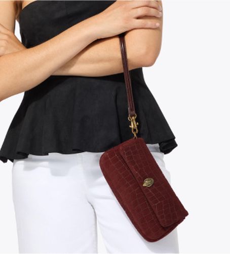 Sac à bandoulière Pickle (OSFA), Casuel, Grenat, Cuir - Kurt Geiger - Modalova
