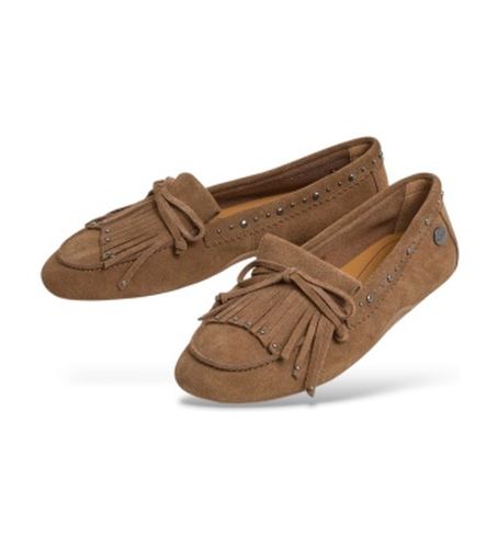 PLS100021 Mocassins en cuir Noa Fringes (36), Plat, Aucun, Casuel - Pepe Jeans - Modalova
