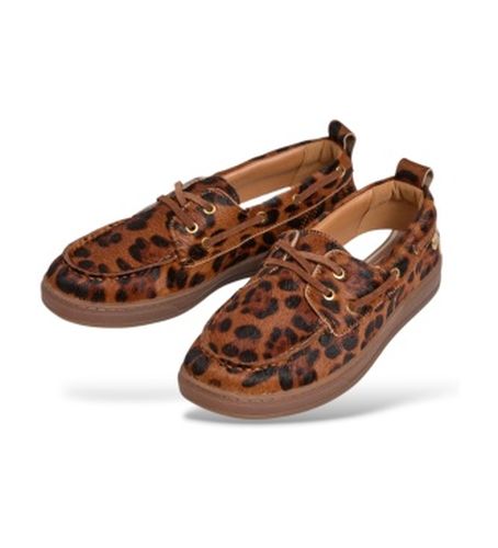 PLS000033 Chaussures bateau en cuir Ball Boat marron (37), Plat, Lacets, Casuel - Pepe Jeans - Modalova