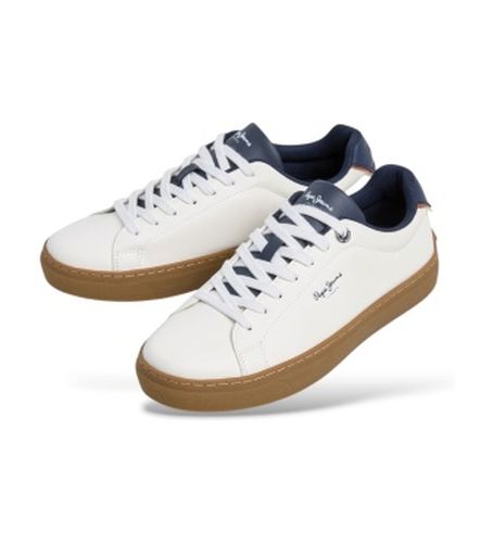 PMS000063 Baskets Camden Log blanc cassé (40), Plat, Lacets, Casuel, Classique - Pepe Jeans - Modalova