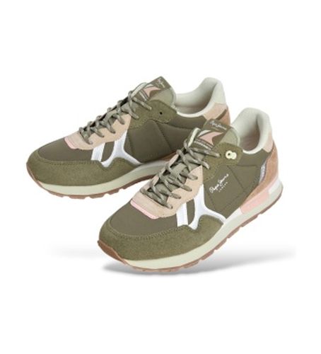 PLS400047 Baskets Brit City (36), Tissu, Plat, Lacets, Casuel - Pepe Jeans - Modalova