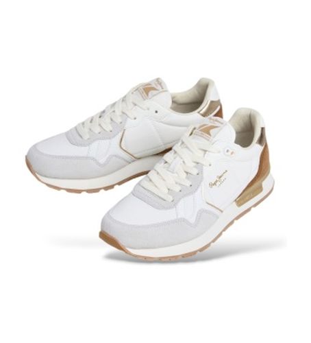 PLS400043 Baskets Brit Elite cassé (36), Tissu, Plat, Lacets, Casuel - Pepe Jeans - Modalova