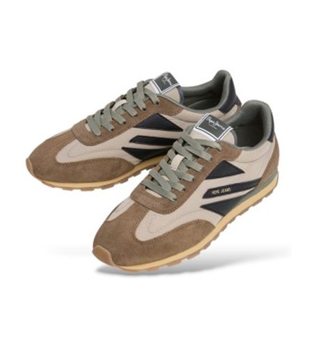 PMS400052 Baskets Jason Retro (40), Tissu, Plat, Lacets, Casuel - Pepe Jeans - Modalova