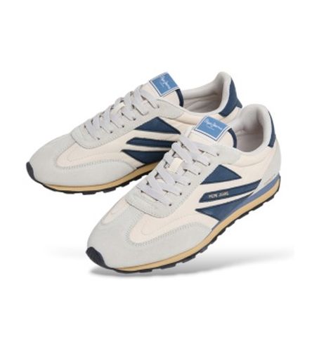 PMS400052 Baskets Jason Retro cassé (40), Tissu, Plat, Lacets, Casuel - Pepe Jeans - Modalova