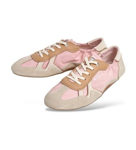 PLS600080 Baskets Noa Dance roses (36), Tissu, Plat, Lacets, Casuel - Pepe Jeans - Modalova