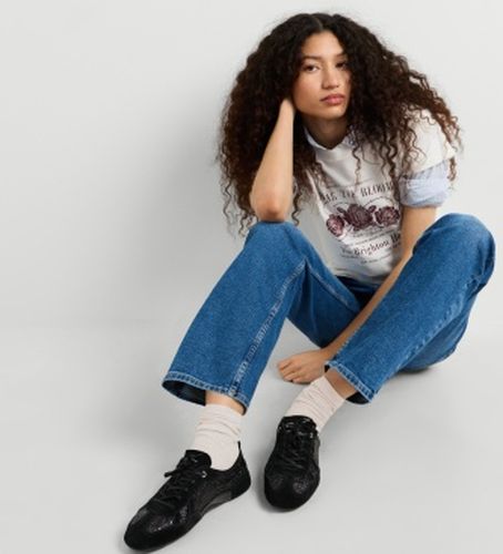 PLS600078 Baskets Noa Glitter (36), Plat, Cuir, Aucun, Casuel - Pepe Jeans - Modalova