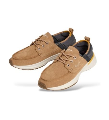 PMS600029 Chaussures bateau en cuir Bampton Evolve (40), Plat, Lacets, Casuel - Pepe Jeans - Modalova