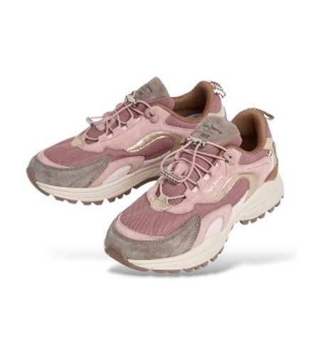 PLS600086 Baskets en cuir Darren Essence clair (36), Plat, Lacets, Casuel - Pepe Jeans - Modalova