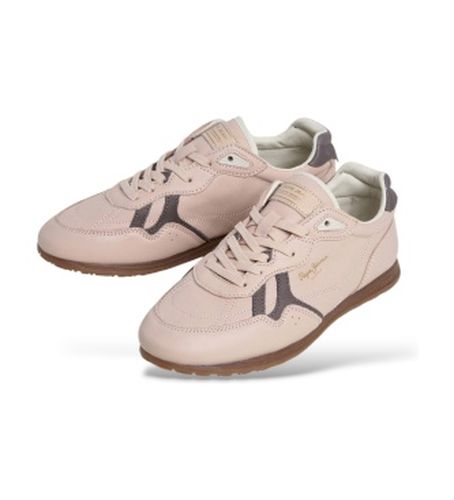 PLS300037 Baskets en cuir Daze East pâle (38), Plat, Lacets, Casuel - Pepe Jeans - Modalova