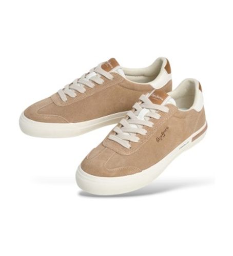 PLS300032 Baskets en cuir Kenton clair (37), Plat, Lacets, Casuel - Pepe Jeans - Modalova