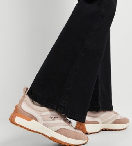 PLS600069 Baskets en cuir Lucky Cold (36), Plat, Lacets, Casuel - Pepe Jeans - Modalova