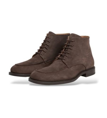 HMS200142 Bottines en cuir Hampton (40), Plat, Nubuck, Lacets, Casuel - Hackett London - Modalova