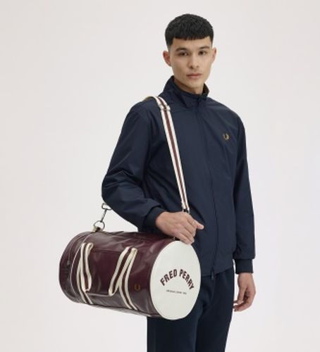 L7255 Sac Barrel Classic (OSFA), Casuel, Grenat, Polister recyclé - Fred Perry - Modalova