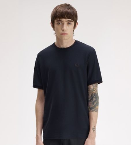 M2397 T-shirt en piqué crêpe avec finitions (S), Casuel, Coton, Manche courte - Fred Perry - Modalova