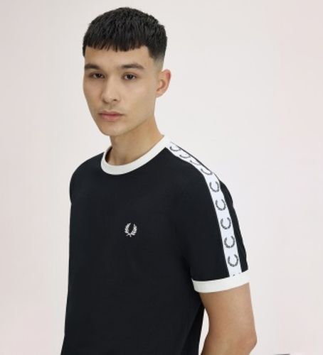 M4620 T-shirt Ringer Taped (S), Casuel, Coton, Manche courte - Fred Perry - Modalova