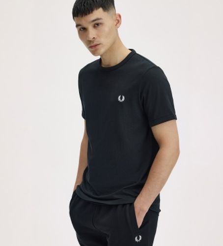 M3519 T-shirt Ringer (L), Casuel, Coton, Manche courte - Fred Perry - Modalova