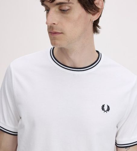 M1588 T-shirt Twin Tipped (L), Casuel, Coton, Manche courte - Fred Perry - Modalova